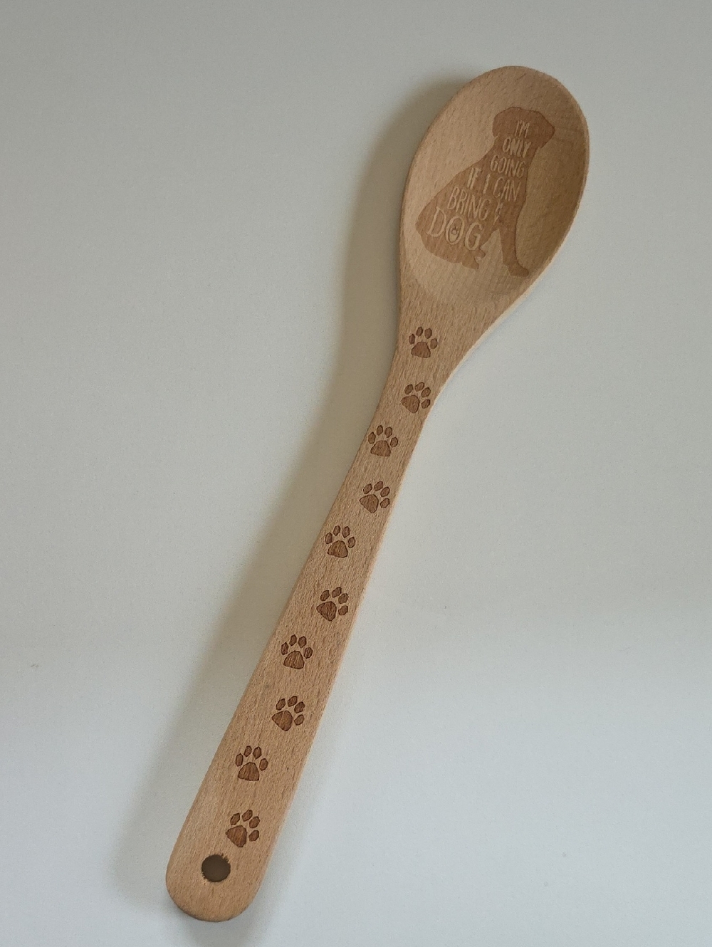 Wooden Spoon "I'm Only Going If I Can Bring My Dog" NWOT